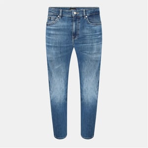 Men's Boss Delaware Slim Fit Five Pocket Jeans in Bright Blue
