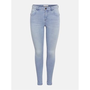 Women's Noisy May Five Pocket Skinny Fit Jeans in Lt Blue Denim