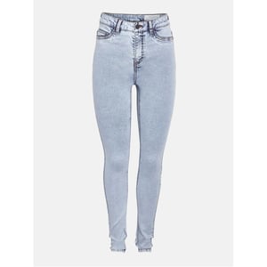 Women's Noisy May Five Pocket Skinny Jeans in Lt Blue Denim
