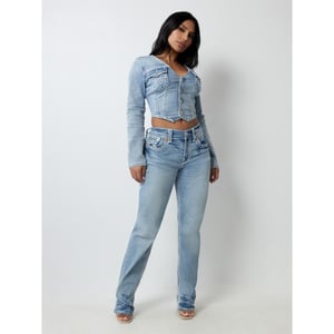 Women's True Religion Ricki Rlxd S in Horizon Henge