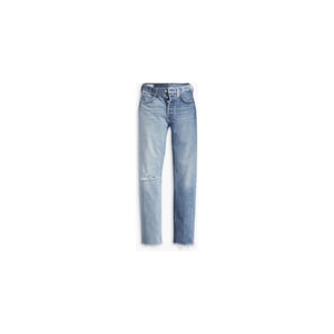 Women's Levis 501 Original Two Tone Jeans in Two Tone Indigo