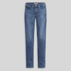 Women's Levis High Rise Shaping Straight Leg Jeans in Lapis Gem
