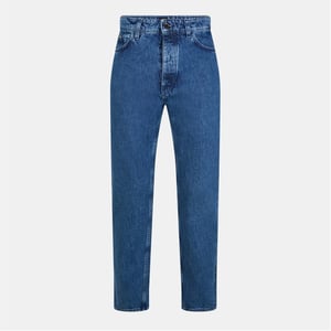 Men's Boss Akron Slim Fit Five Pocket Jeans in Medium Blue