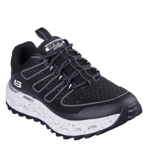Women's Skechers Step At Slip On Trainers in Black/White