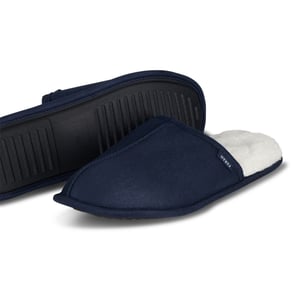 Men's Farah Ahlers Tan Slipper in Navy