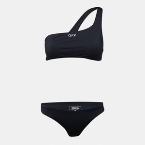 Women's Off White Off Off Swimsuit in Black White