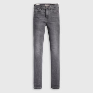 Women's Levis High Rise Straight Leg Jeans in Grey Ghost