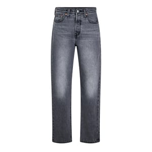 Women's Levis 501 Straight Leg Five Pocket Jeans in Porcini Haze