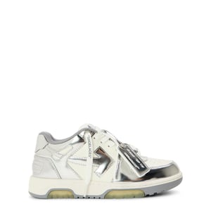 Women's Off White Outofoffice Mir Low Top Trainers in White/Silver