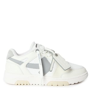 Women's Off White Ooo Slim Eco Conscious Sneakers in White/Grey