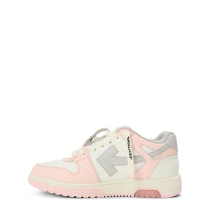 Women's Off White Out Of Office Low Top Trainers in Pink/Light Grey