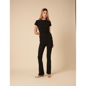 Women's Nobodys Child Raglan Tee in Black
