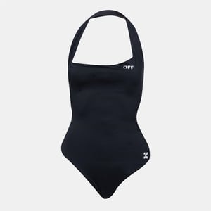 Women's Off White Off Off Swimsuit in Black White