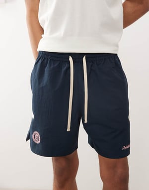 Prohibited sport shorts in navy