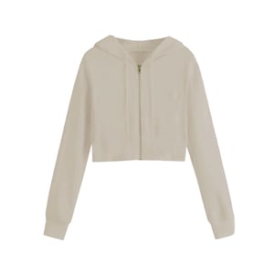 Women's Miso Cropped Hoodie in Sand