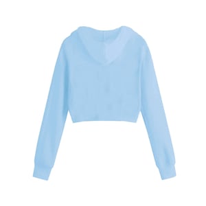 Women's Miso Cropped Hoodie in Blue