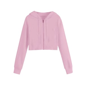 Women's Miso Cropped Hoodie in Pink