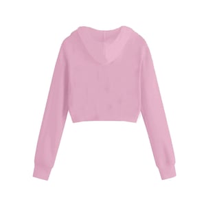 Women's Miso Cropped Hoodie in Pink