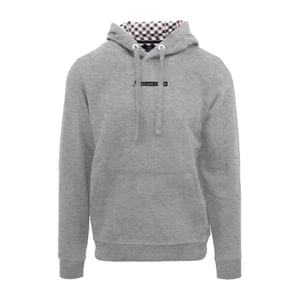 Men's Aquascutum Hooded Neck Lacoste Lettering Sweatshirt in   Grey