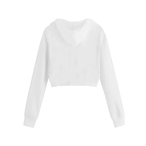 Women's Miso Cropped Hoodie in White