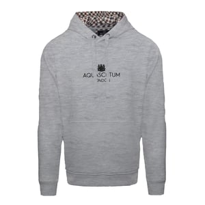 Men's Aquascutum Hooded Neck Lacoste Lettering Sweatshirt in Grey