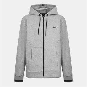 Men's Boss Zip Hoodie, Advanced Stretch in Silver