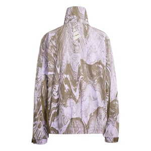 Women's adidas Marble Patterned Full Zipper Track Jacket in Purple