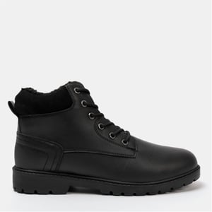 Men's Nicholas Deakins Casual Ankle Boots in Thick Fur