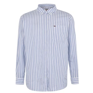 Women's Tommy Jeans Jeans Classic Stripe Shirt in Navy & White