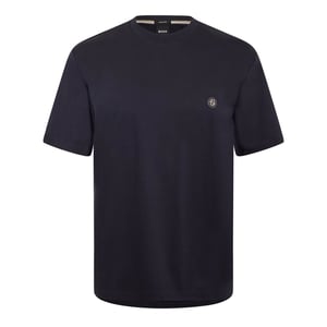 Men's Boss Hbb C Taut Minimalist Design T-Shirt in Dark Blue