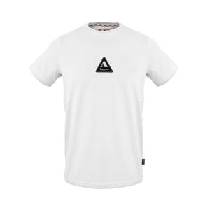 Men's Aquascutum Crew Neck Short Sleeve Jersey T-Shirt in White