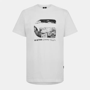 Men's G Star Cape Town ts in White