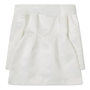 Women's Odd Muse Mus Satin Bardot Ld99 in White