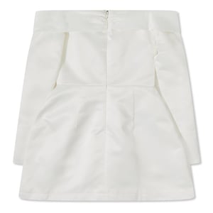 Women's Odd Muse Mus Satin Bardot Ld99 in White