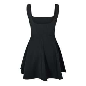 Women's Odd Muse Square Neck Mini in Black