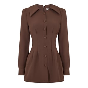 Women's Odd Muse Mus Satin Shift Ld99 in RBrown