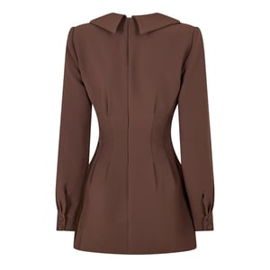 Women's Odd Muse Mus Satin Shift Ld99 in RBrown