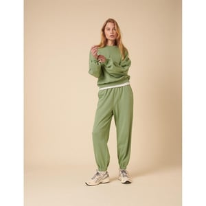 Women's Nobodys Child Drop Shldr Sweat in Green