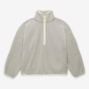 Men's adidas Half Zip Performance Joggers in Sesame