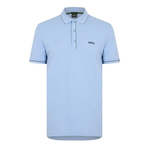 Men's Boss Paule Short Sleeve Polo Shirt in Open Blue