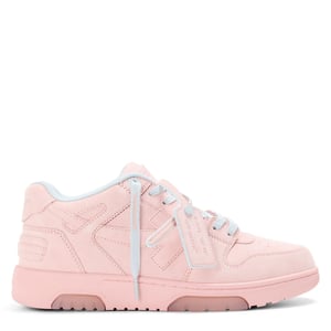 Men's Off White Outofoffice Low Top Trainers in Soft Pink/Ice