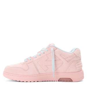 Men's Off White Outofoffice Low Top Trainers in Soft Pink/Ice
