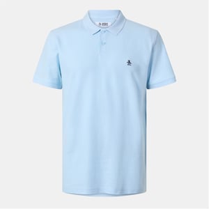Men's Original Penguin Sleeve Polo Shirt in Omphalodes
