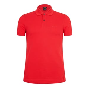 Men's Boss Firenze Short Sleeve Polo Shirt in Bright Red