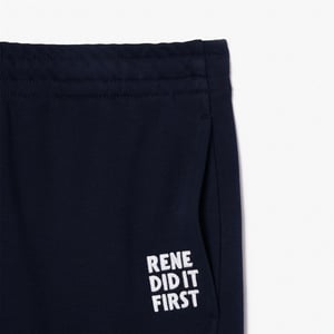 Men's Lacoste Tsuit Trousers in Navy Blue