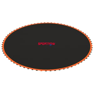 4goodz Trampolinemat rond voor 366 cm trampolines zwart/
