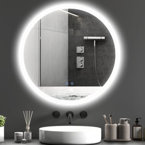 4goodz Badkamerspiegel 70 cm met led-verlichting, aanraaksensor en