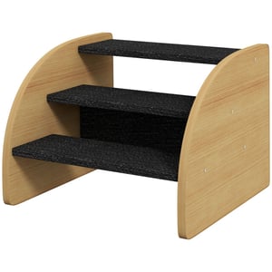 4goodz Huisdierentrap hondentrap 3 trede 38,5x38,5x30 cm