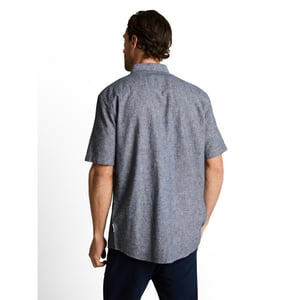 Tom Tailor Printed cotton linen shirt