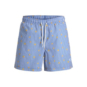 Jack & Jones Heren zwemshort jpstmaui breeze gestreept sinaasappel